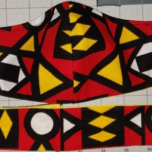 Face mask with matching headband